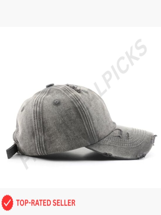 Unstructured Dad Hat Vintage Washed Distressed Baseball Cap Adjustable Trendy main image 4